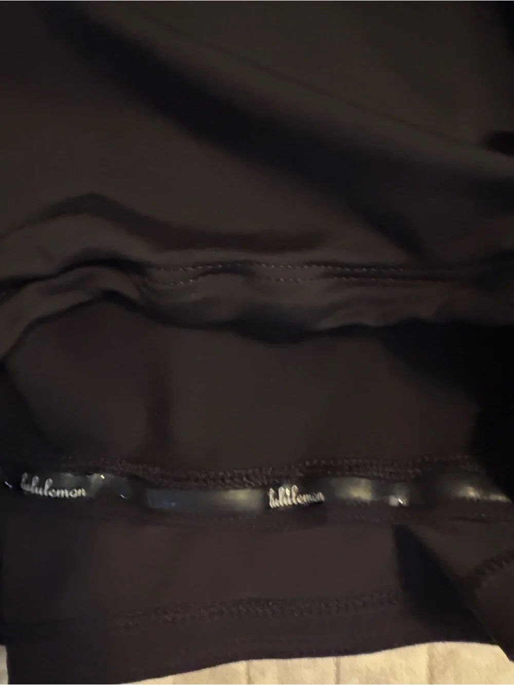 lululemon athletica Black Flared Athletic Skirt with Zip Pocket